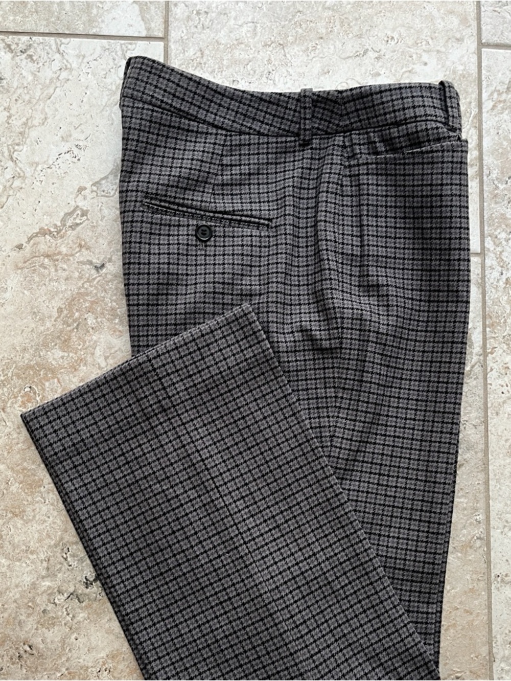 Michael Kors Wool Cropped Wide-Leg Pants - Women’s Size 6, Gray Trousers
